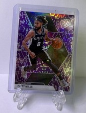 2019-20 Panini Mosaic - Patrick Mills #36 Purple Snakeskin Prizm /24