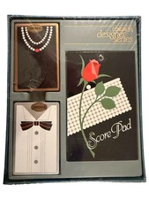 NEW SEALED Congress Designer Series Bridge Double Deck Playing Cards Tux Pearls