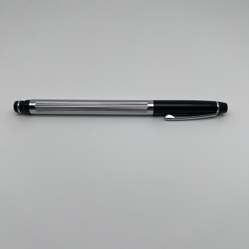 Vintage Cross Metropolis Medium Fountain Pen Black And Chrome