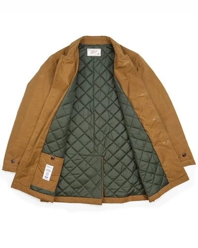 🔵 Bl’ker - Waxed Holmes Coat BLKMAI26-W5046 Brown Men's New FW26 image 4