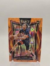 2024-25 Panini Select - Concourse Kyshawn George #85 Orange Flash Prizm (RC)