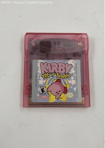 Nintendo Game Boy Color Kirby Tilt 'n' Tumble Video Game eBay