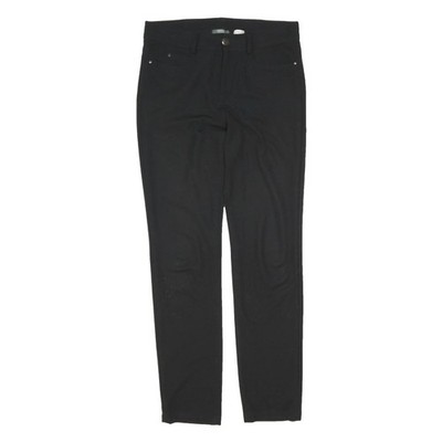 LA REDOUTE Damen Regular Fit Schwarze Baumwollmischung Hose W31 L41 Zip Taschen