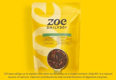 ZOE DALIY Zoe Daily 30 Wholefood Gut Formula 450g BB10/26