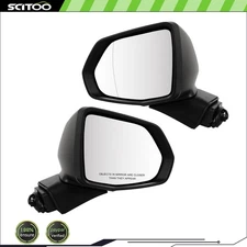 Pair Manual Fold Mirrors Left LH& RH Right Side PTM For Chevry Blazer 2019-2021