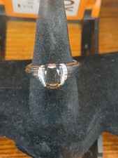 Womens Quartz And Topaz Sterling Silver 925 Designer Ring