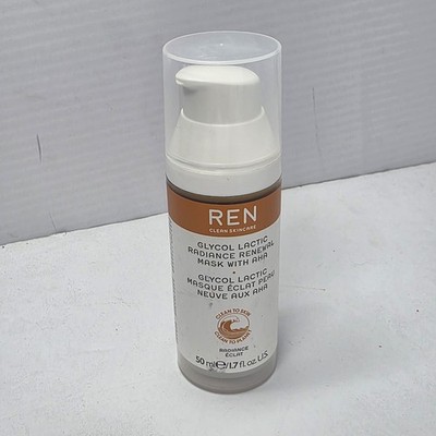 REN Glycol Lactic Radiance Renewal Mask - Full Size 1.7 oz Discontinued