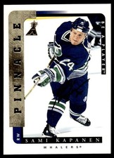 1996-97 Pinnacle Be a Player Autographs Sami Kapanen Auto Hartford Whalers #145