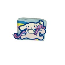 Loungefly Sanrio Cinnamoroll on Unicorn 2021 Blue Zip Around Cosplay Wallet NEW