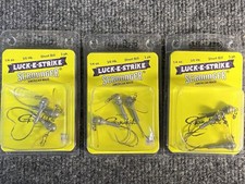 Luck E Strike Original Scrounger Jig Head 1/4oz 3/0 Hook Short Bill 3Pk Lot of 3
