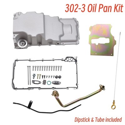 302-3 LS Engine Swap Retro-fit Oil Pan For Chevy LS1 LS2 LS3 4.8L 5.3L 6.0L 6.2L