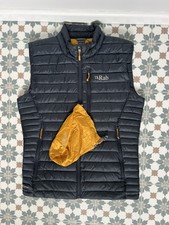 Rab Mens Microlight Vest Down Gilet Quantum Pertex Nikwax - Medium - Dark Navy
