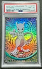 Mewtwo Rainbow Foil Population 8! 2000 Topps Chrome Pokemon Card #150 PSA 8 Mew