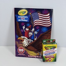 Crayola Special Edition 2026 America  s Birthday 250th Coloring Book-Vote Crayons