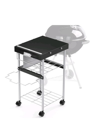 #ad Grill Table Cart for Weber 22 inch Kettle 18in Charcoal Camping Carts for Bla... $99.99