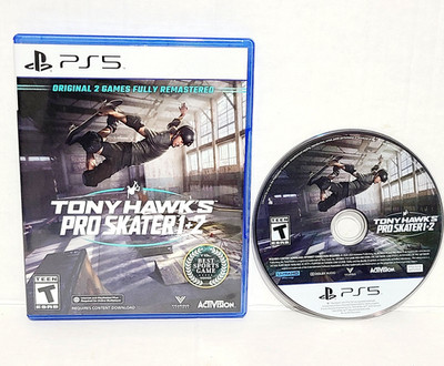 Tony Hawk's Pro Skater 1 + 2 - Sony Playstation 5 PS5 Tested Authentic 