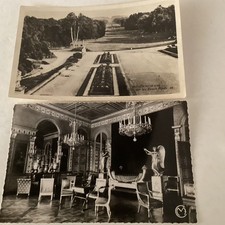 Lot 2 à 9 cartes postales Compiègne (60) Château & Beaux Monts, N&B photo