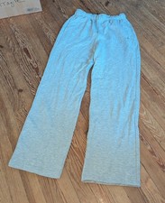 Alo Yoga Accolade Straight Leg Sweatpants Womens Size L Heather Gray 32" Inseam