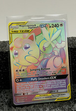 POKEMON Mega Lopunny & Jigglypuff GX (Segreto) 261/236 Arcobaleno Raro-NM
