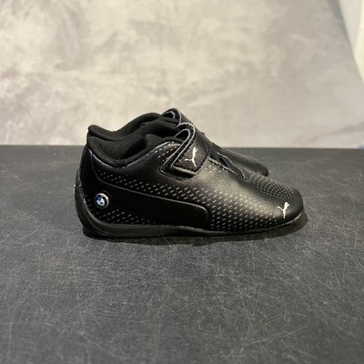 PUMA BMW Motorsport Drift Cat 5 Ultra Shoes Kids Size 9C Black Racing Sneakers
