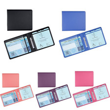 Leather Disabled Blue Badge Holder with Timer Wallet – Secured Disabilit
