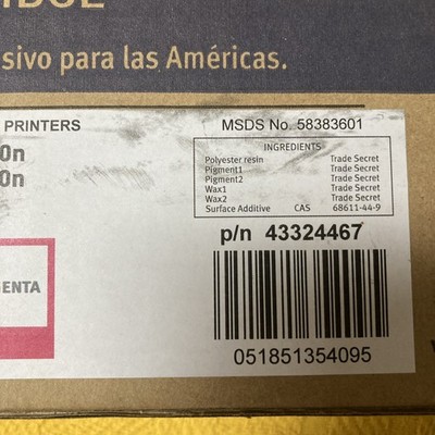 Oki 43324467 magenta Toner Cartridge Oki C6000n