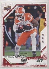 2019 Upper Deck CFL Red 39/150 Cory Watson #166 n1u