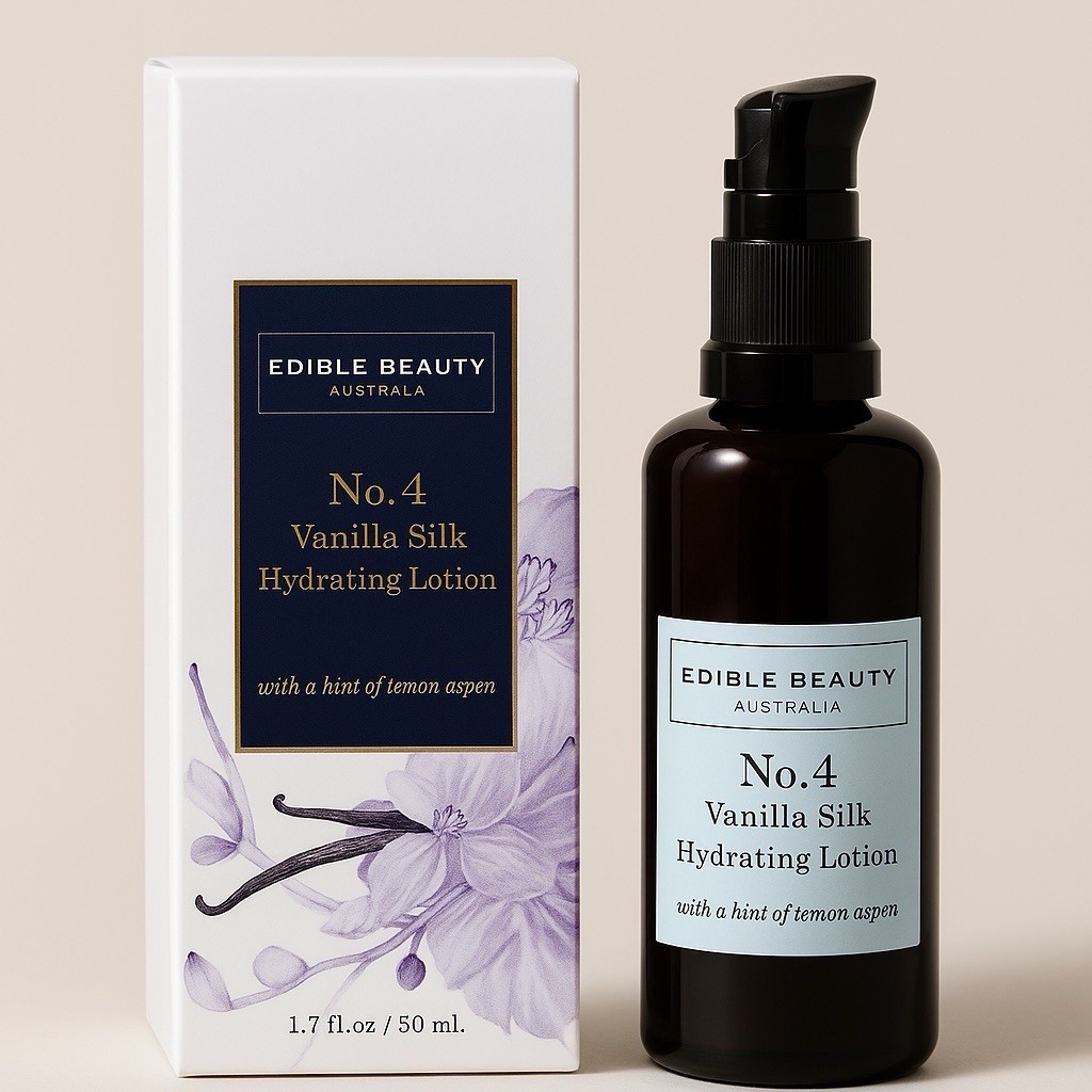 EDIBLE BEAUTY No. 4 Vanilla Silk Hydrating Lotion 1.7 oz &ndash; Exp 05/23