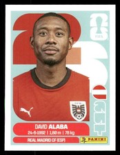 2026 USA Fifa World Cup Panini Sticker DAVID ALABA Austria AUT4