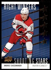2019-20 Upper Deck Shooting Stars Right Wingers Andrei Svechnikov Carolina