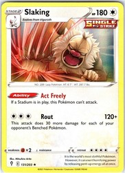 Slaking 131/203 Holo Rare Evolving Skies