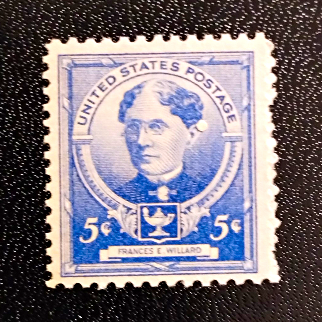 United States Frances E. Willard 5 Cent Blue Postage Stamp (MNH) 1931-1940