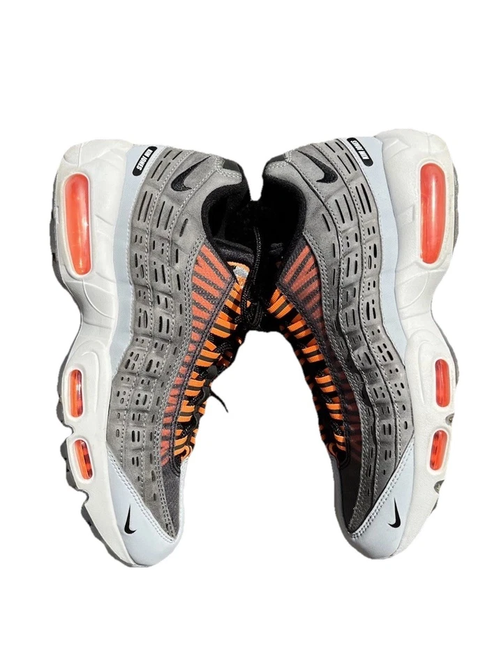 Nike Air Max 95 Kim Jones Mujer’s 9 Hombre’s 7.5 Tenis Total Naranja Negro Gris Foto 4 de 4