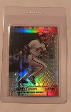 1999 Topps Finest GEMS REFRACTOR #112 Barry Bonds WITH PROTECTIVE COATING Giants