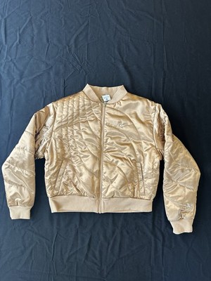 Nike Sty Star Jacket Youth XL ROSE GOLD BOMBER JACKET NWT