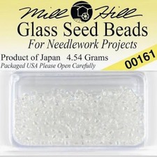 Mill Hill Glass Beads - Color 60161 Frost Crystal 11/0 Seed Bead - 4.25 Grams