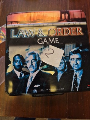 Law & Order Detective Game New Sealed First player to identify the subject wins