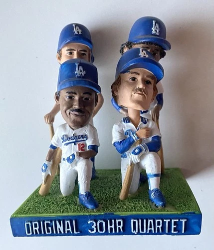 LA Dodgers “The Original 30 HR Quartet” Bobblehead Cey Baker Garvey Smith MLB