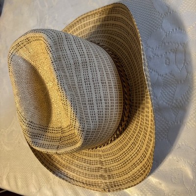 Chapeau de cowboy en laine noire Noir vintage Miller Bros