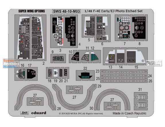 ZKMA29980 1:48 Zoukei-Mura F-4E Early F-4EJ Phantom II Photo ZKMA29980 1:48 Zoukei-Mura F-4E Early F-4EJ Phantom II Photo