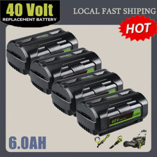 4x For RYOBI 40V 8.0Ah 6.0Ah Compact Battery High Capacity OP4050 OP40602 OP4060