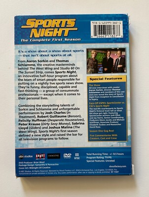 その他 Sports Night: Complete First Season [DVD] Sports Night The Complete First Season DVD | eBay