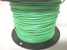 12awg 12ga silver plated Teflon Strand wire green $ per 10ft section  freeshippg