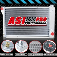 ASI For 1967~1972 Chevy C/K C10 C20 C30 Pickup Blazer 3 ROW Aluminum Radiator