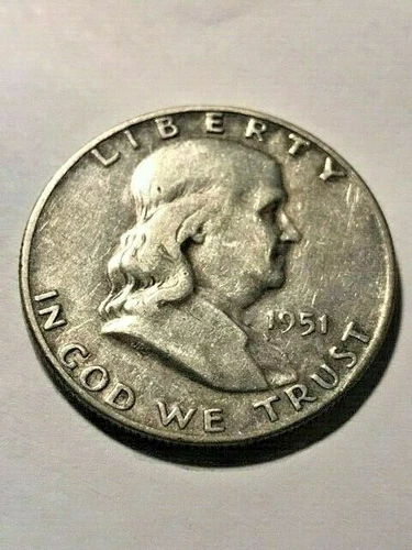 1951-D Franklin Half Dollar Fine #15794