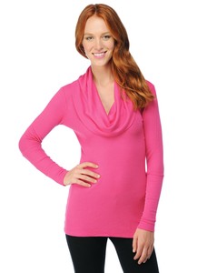 splendid cowl neck thermal