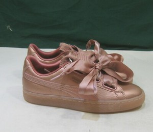 puma basket heart copper