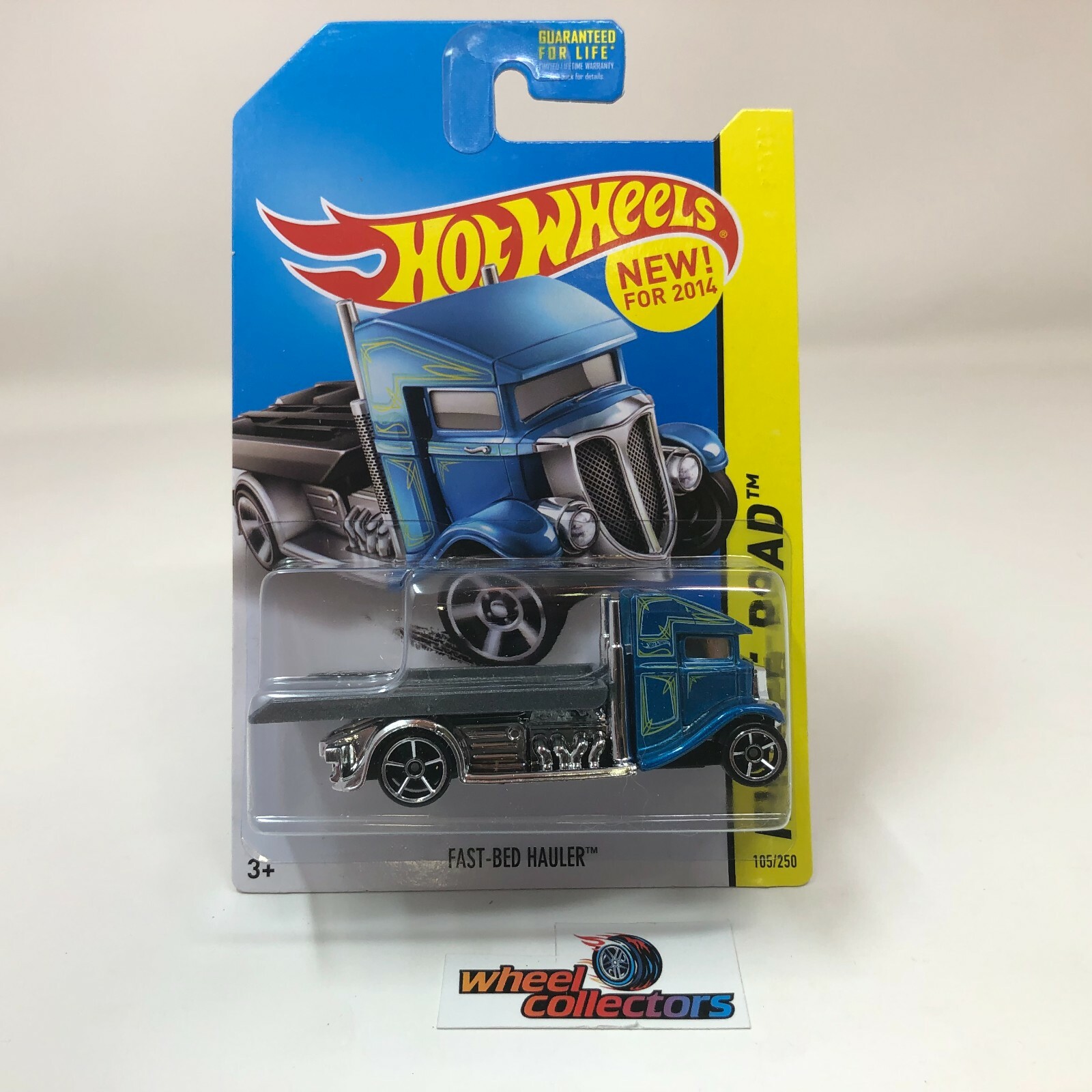 Fast-Bed Hauler #105 * Teal * 2014 Hot Wheels * WJ6