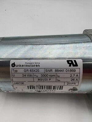 Dunkermotoren GR 63x25 88441 01869 DC Motor 3300RPM 24VDC | eBay Dunkermotoren GR 63x25 88441 01869 DC Motor 3300RPM 24VDC | eBay