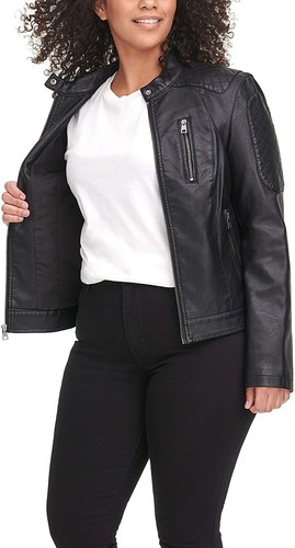 Levi's Women's Faux Leather Motocross 